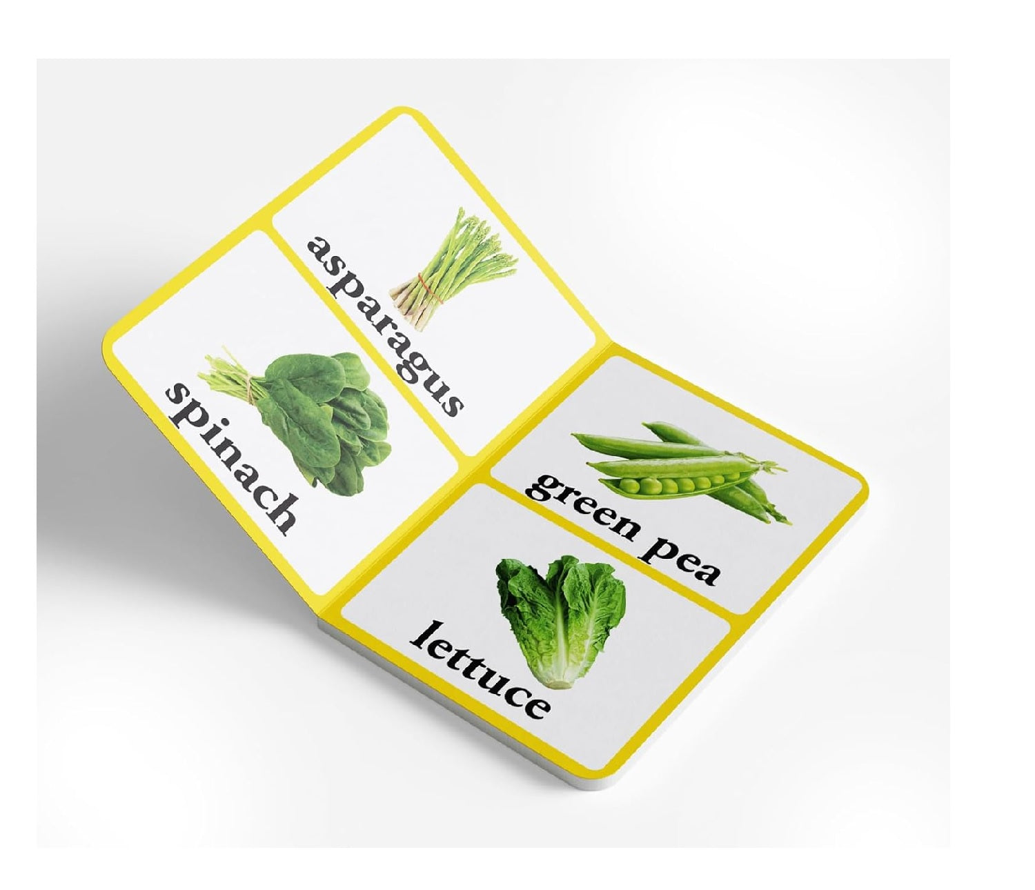 Vegetables – Early Learning Board Book with Large Font: Brightly Illustrated Vegetable Recognition Book for Kids | Board book