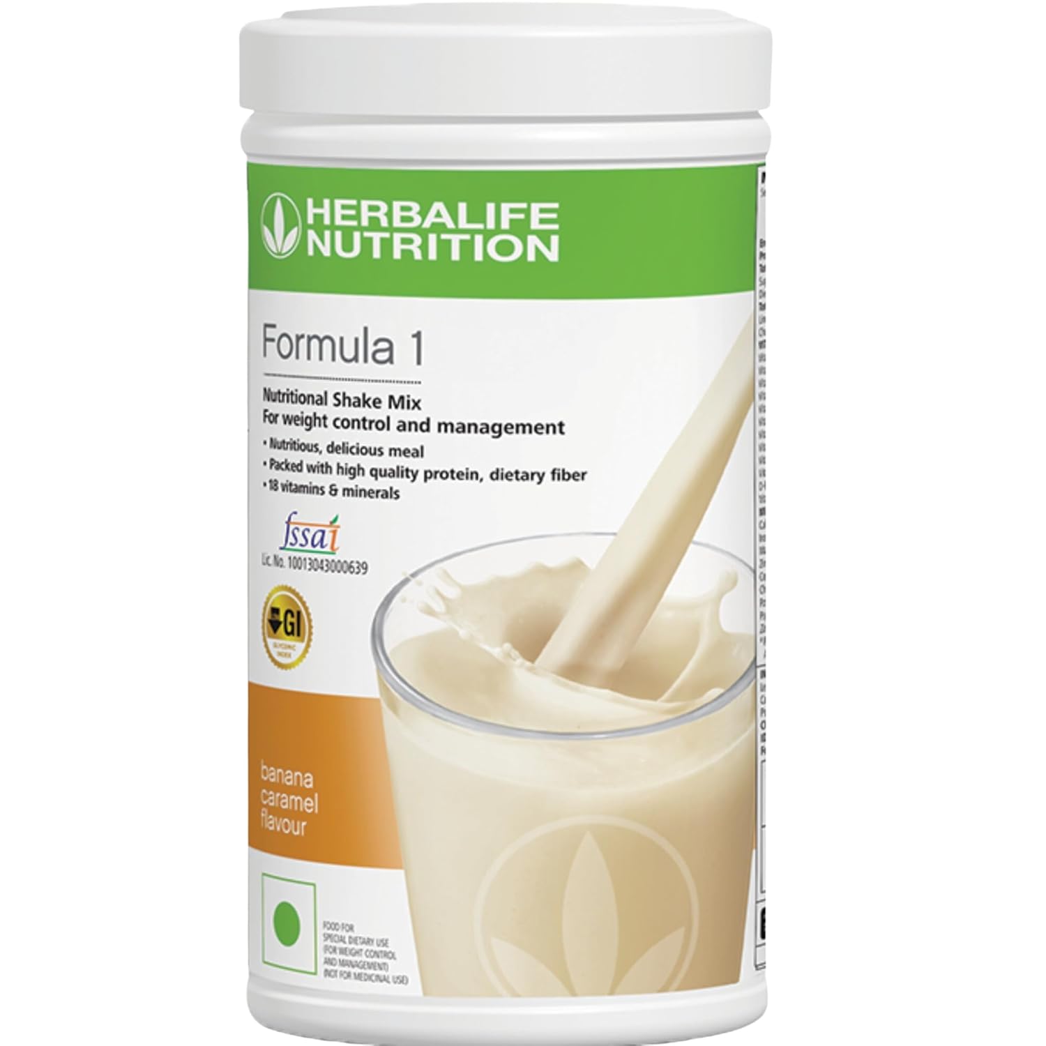 Herbalife Formula 1 - Nutritional Shake Mix - Banana Caramel Flavour - 500 gm