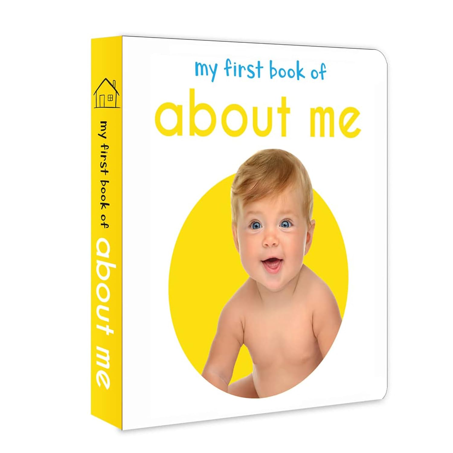 My First Book About Me | First Self-Awareness Board Book for Babies, Toddlers & Preschoolers | Learn About Body Parts, Emotions & Daily Routines with Bright Pictures  | Hardcover