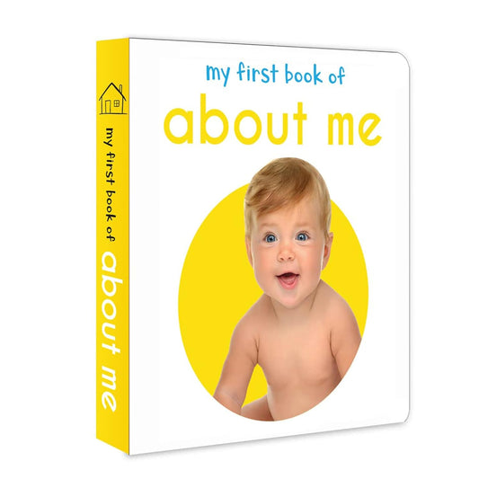 My First Book About Me | First Self-Awareness Board Book for Babies, Toddlers & Preschoolers | Learn About Body Parts, Emotions & Daily Routines with Bright Pictures  | Hardcover
