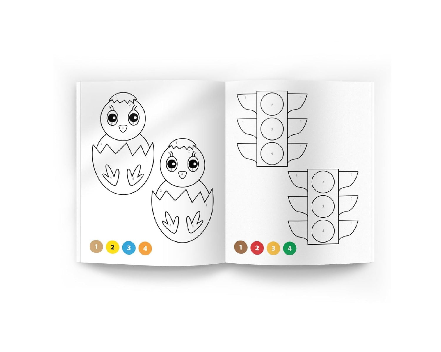 101 Color by Numbers: Fun Activity Book for Children |  Hardcover – Coloring Book