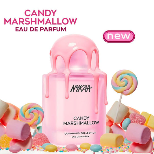 Nykaa Candy Marshmallow EDP 50ml | Dessert-Inspired Perfume for Women | Marshmallow & Vanilla Sweet Fragrance | Long-Lasting Daily Wear Perfume | Best Gourmand Scent | Best Gift for Her