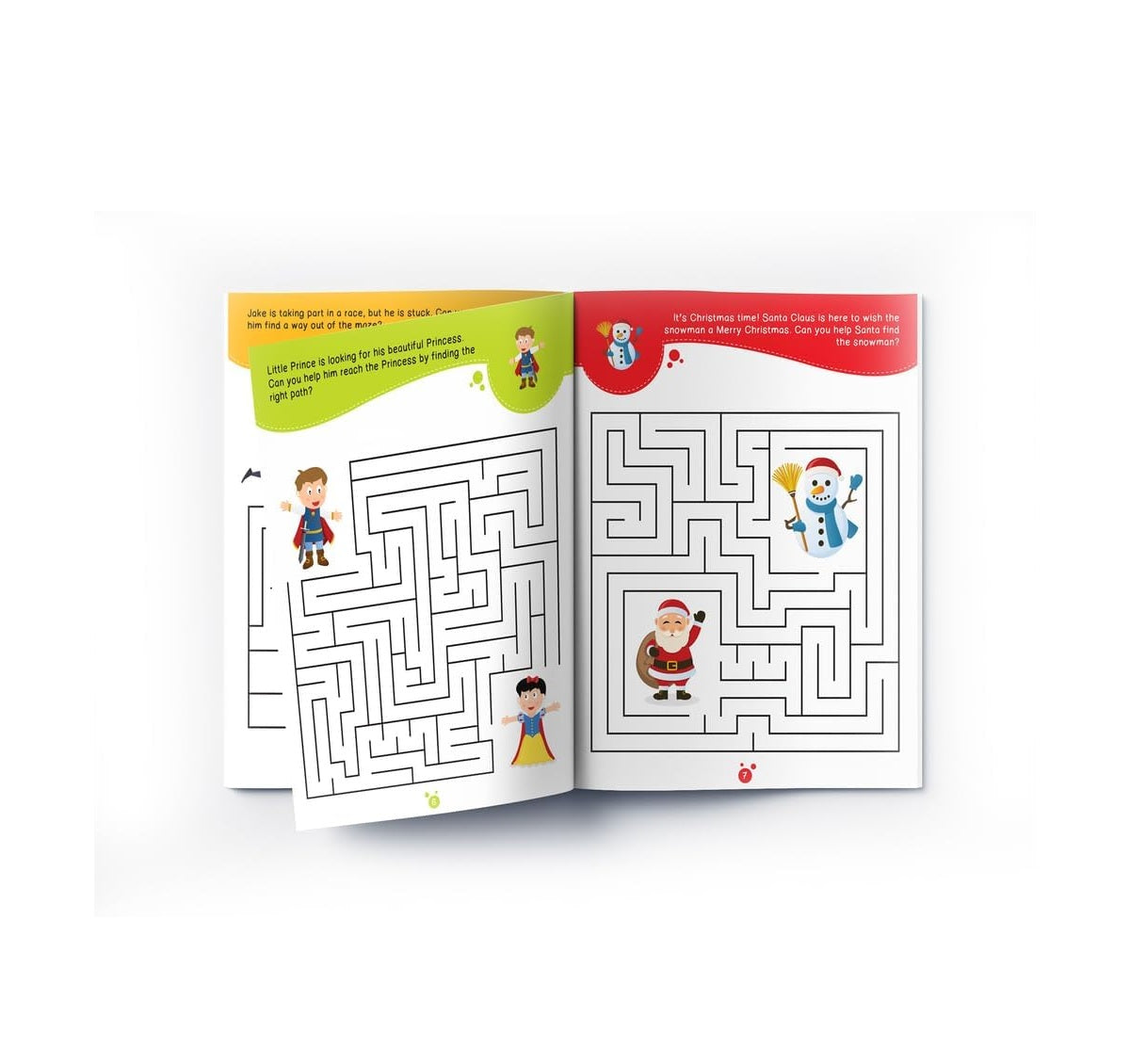 Mazes : First Fun Activity Books For Kids Paperback – Big Book