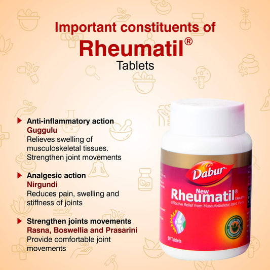 Dabur Ayurvedic Rheumatil Tablets (90tab)