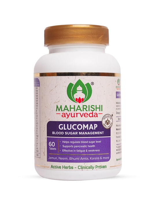 Maharishi Ayurveda Glucomap (60 tablets) For Diabetes Management, Blood Sugar Levels