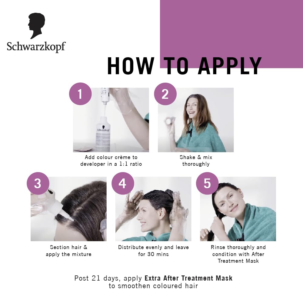 Schwarzkopf Colour Specialist At Home Permanent Hair Colour With Omegaplex Anti-Breakage Technology And Hyaluronic Acid With 2 After Repair Masks For Softer Hair, 4.54 Medium Hazelnut Brown 165ml