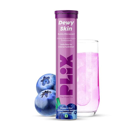 PLIX - THE PLANT FIX Hyaluronic Acid 15 Effervescent Tablets For Radiant Skin