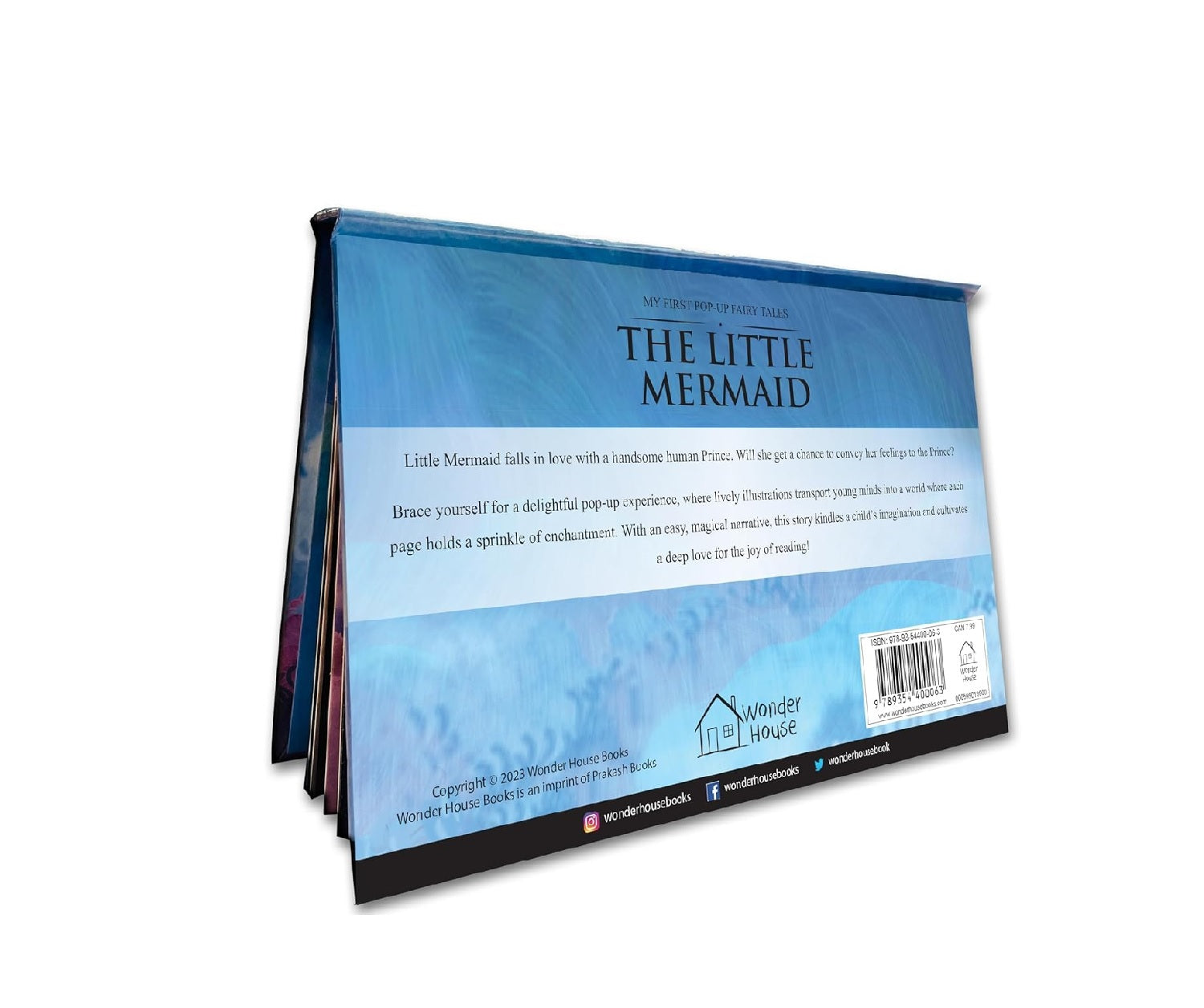 My First Pop Up Fairy Tales Little Mermaid: Pop up Books for children Novelty Book | Hardcover