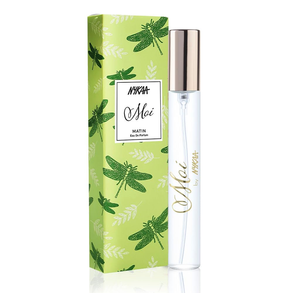Nykaa Moi Matin Floral Fresh Travel Size Mini Perfume, White Rose and Magnolia