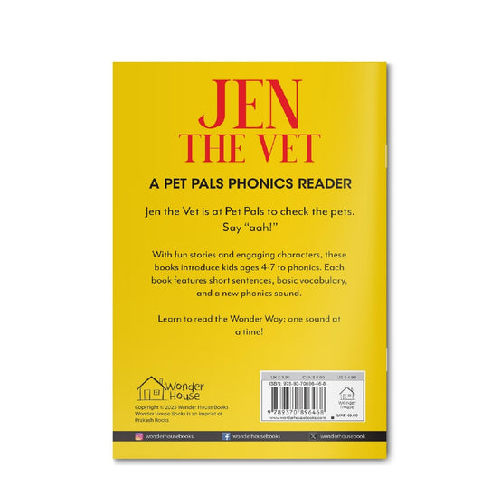 Jen the Vet: A Pet Pals Phonics Readers | Level 1 Paperback