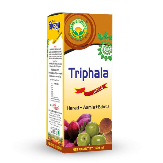 Basic Ayurveda Triphala Juice 500ml For Digestive Health, Weight Loss, acidity, Stomach upset