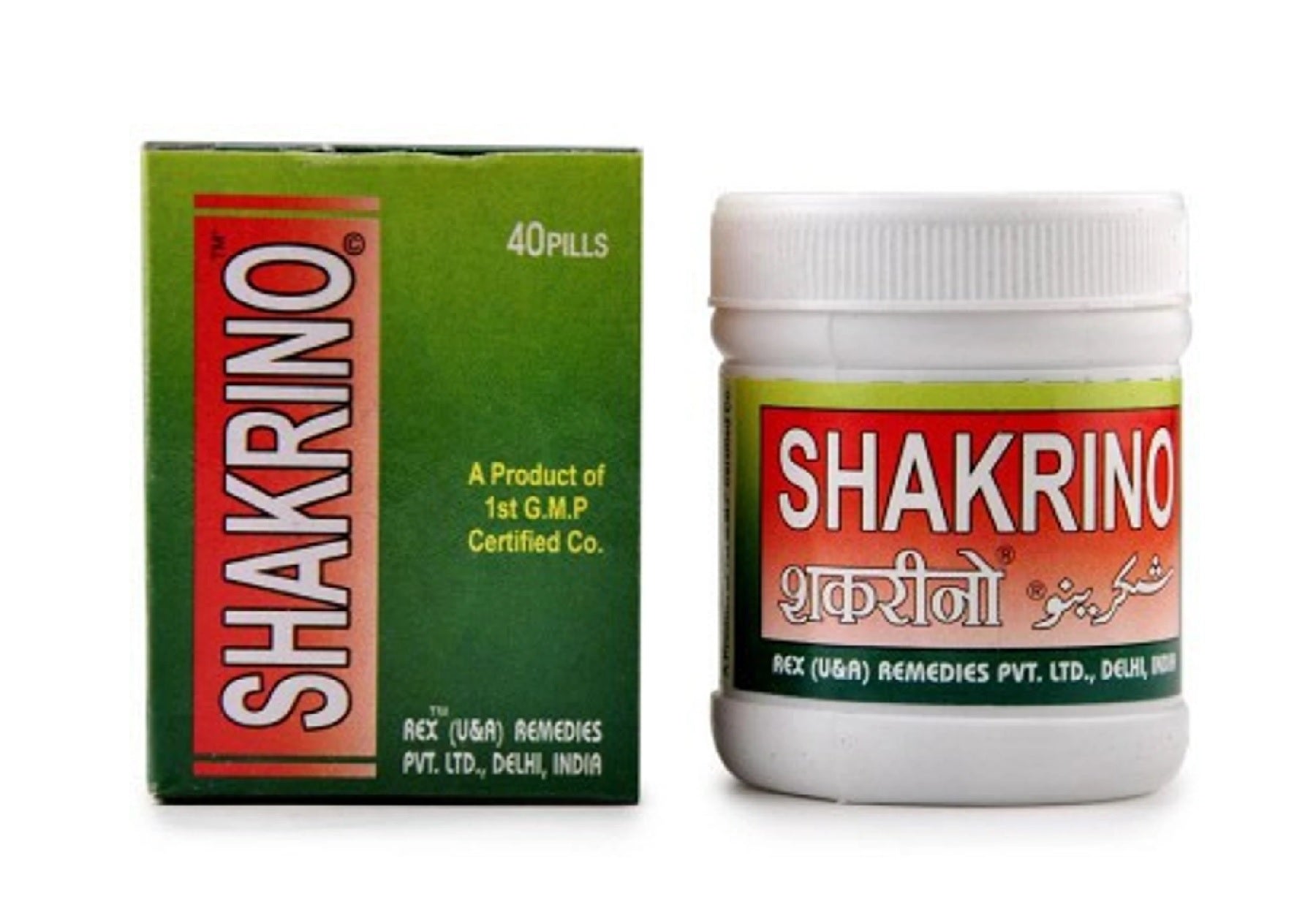 Rex Remedies Shakrino Pills - 40 tabs - Pack of 2