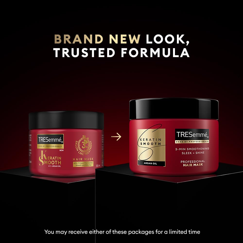 TRESemme Keratin Smooth Mask 300ml With Keratin Protein and Argan Oil |