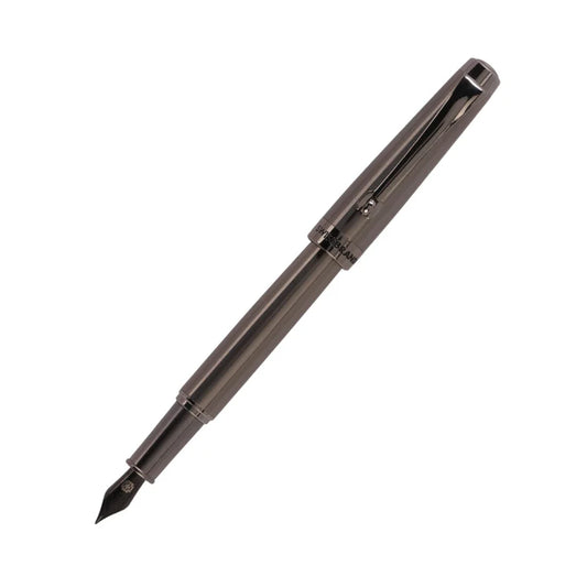 SWISSBRAND Echelon 2516 Gunmetal finish Fountain Pen with Gunmetal trim