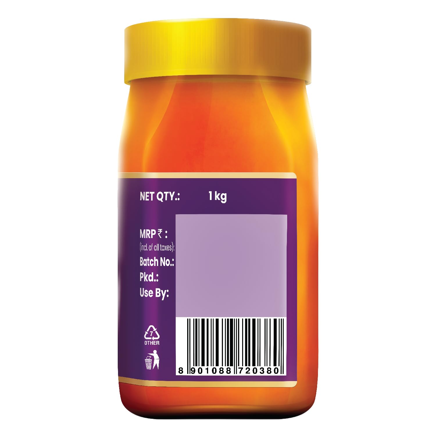 Saffola Honey Gold, 100% Pure Honey, Made with Kashmir Honey, 1Kg