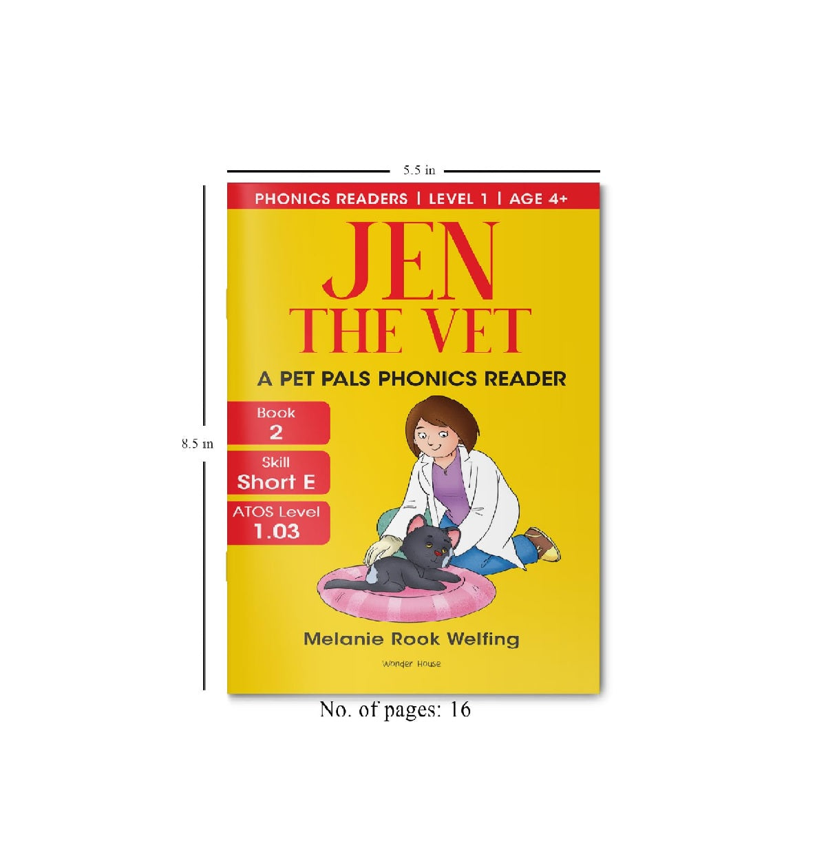 Jen the Vet: A Pet Pals Phonics Readers | Level 1 Paperback