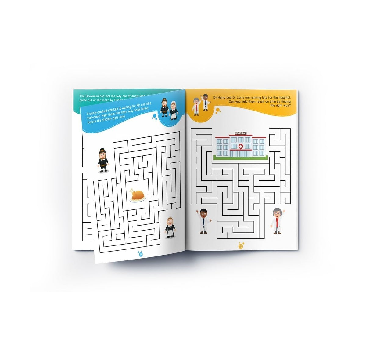 Mazes : First Fun Activity Books For Kids Paperback – Big Book