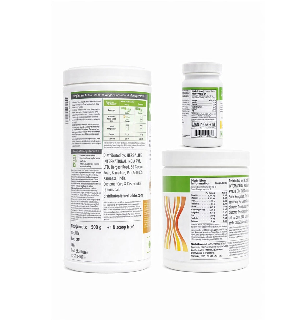 Herblife Nutrition Shake Mix Mango Flavor 500g With Protine Powder 200g & Natural Tulshi Afresh 50g