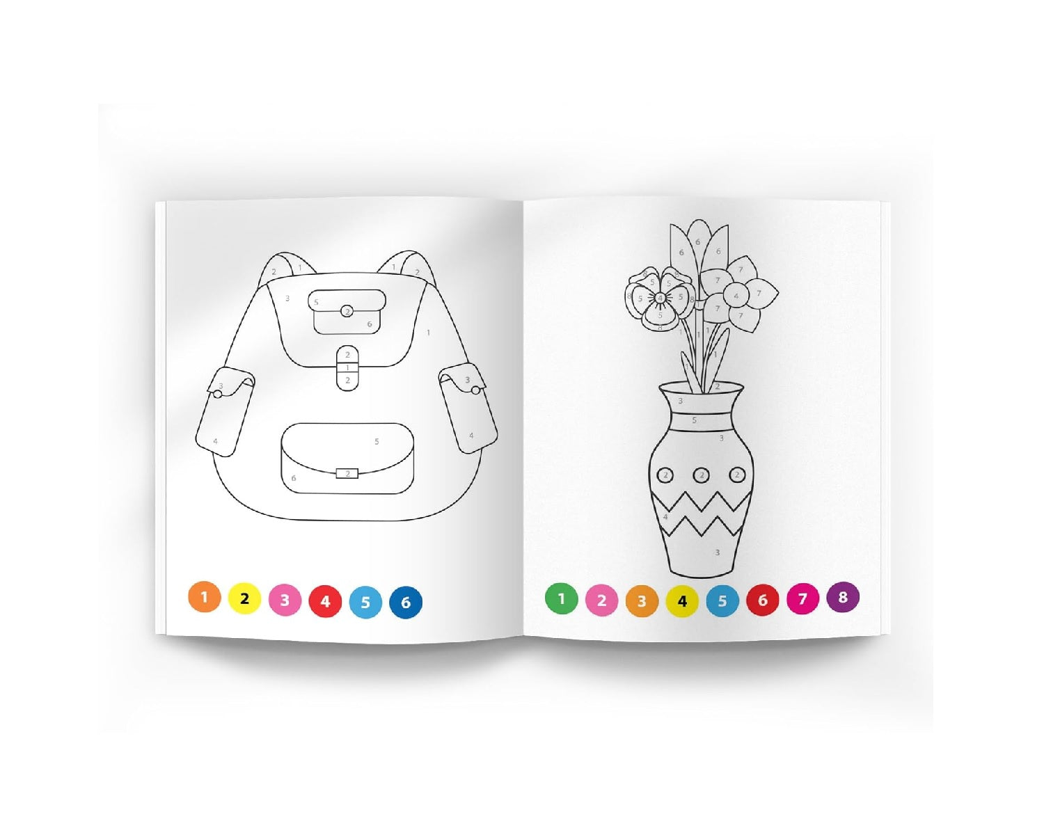 101 Color by Numbers: Fun Activity Book for Children |  Hardcover – Coloring Book