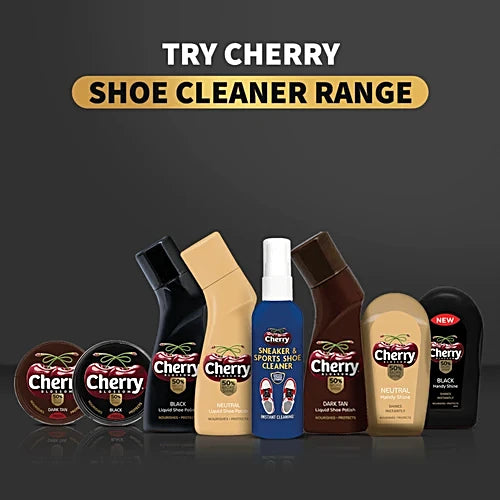 Cherry Blossom Dark Tan Liquid Shoe Polish, 75 ml