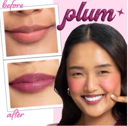 Nykaa Cosmetics Aqua Jelly Lip & Cheek Multi-use Water Tint - Plum (10ml)