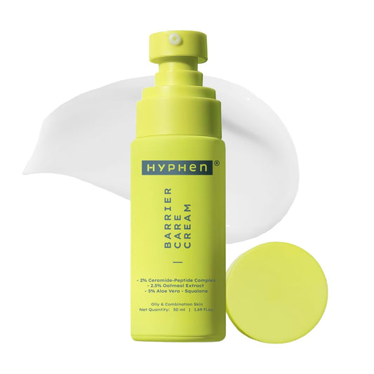 Hyphen 2% Ceramide-Peptide Complex Barrier Repair Moisturizer-Dry Skin Non-Comedogenic & Lightweight (50ml)