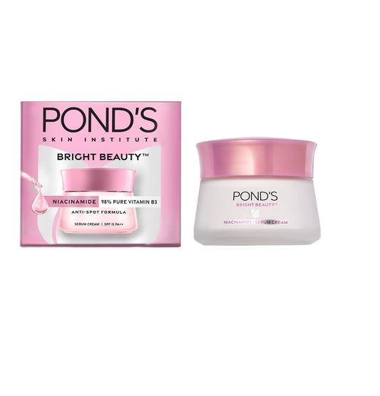 Pond's Bright Beauty SPF 15 Day Cream for Glowing Skin Daily Face Moisturizer- 50 G