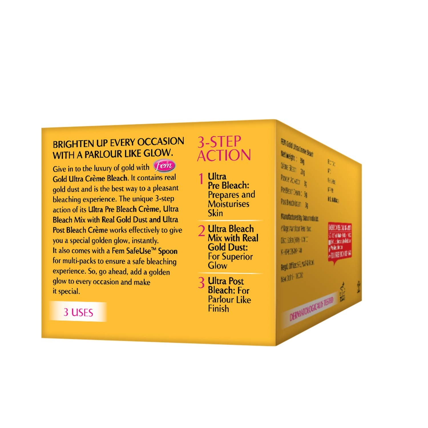 Fem Gold Ultra Cream Bleach, 30g
