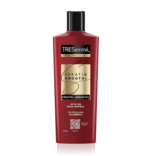 TRESemme Keratin Smooth+ Shampoo 180ml With Keratin Protein and Argan Oil