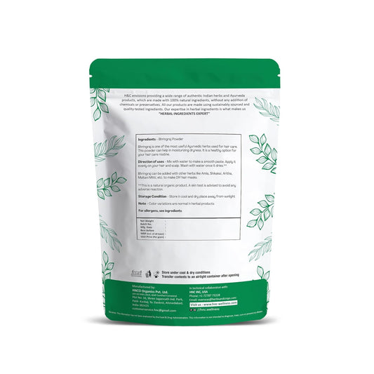 H&C Herbal Ingredients Bhringraj (Eclipta Alba) Powder – 227g – For Hair Care , Hair Growth Rejuvenator