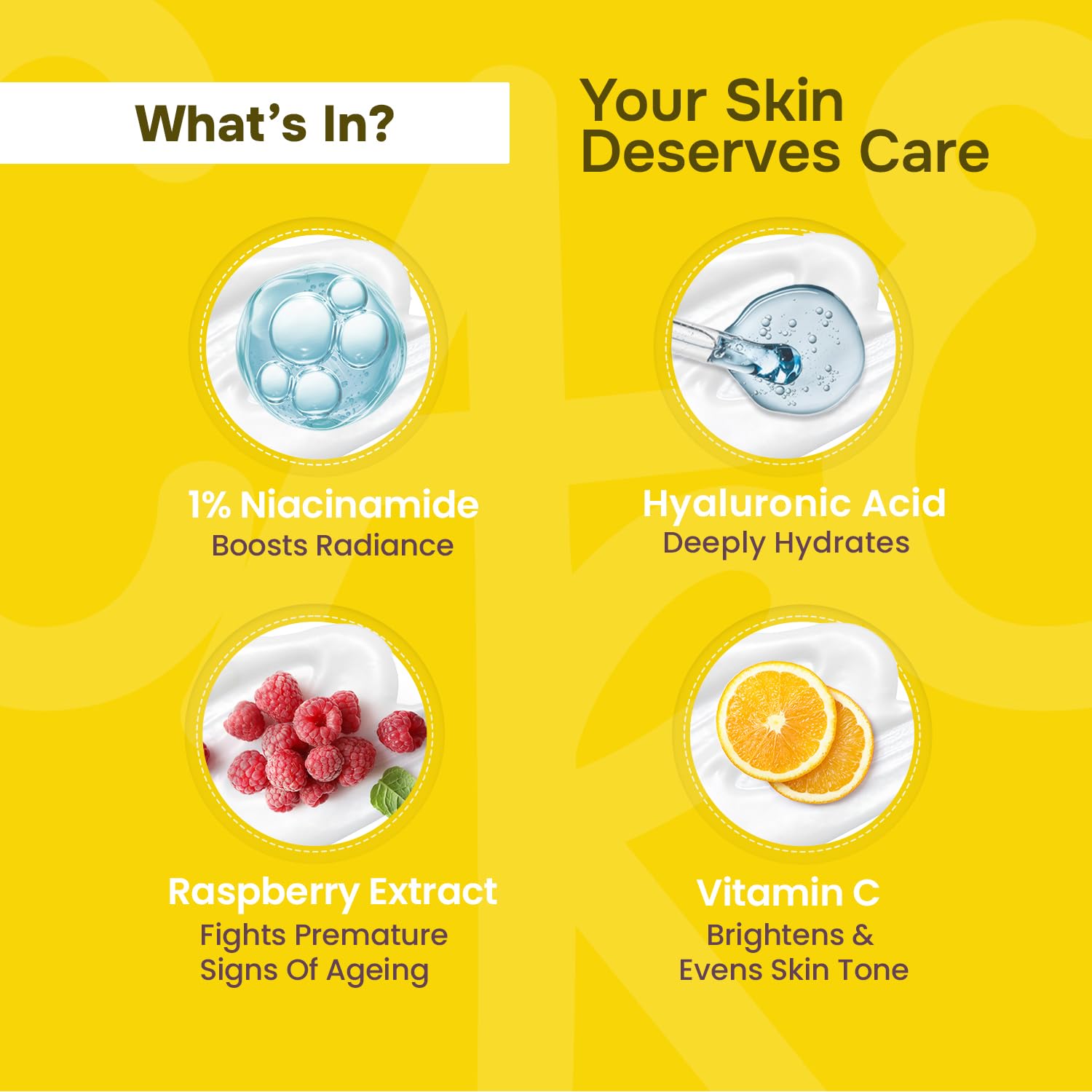 Swiss Beauty Care Glow Fusion Sunscreen SPF50 PA++++ | 1% Niacinamide & Raspberry Extract | Boosts Radiance | Fights Premature Signs Of Aging | 50gm
