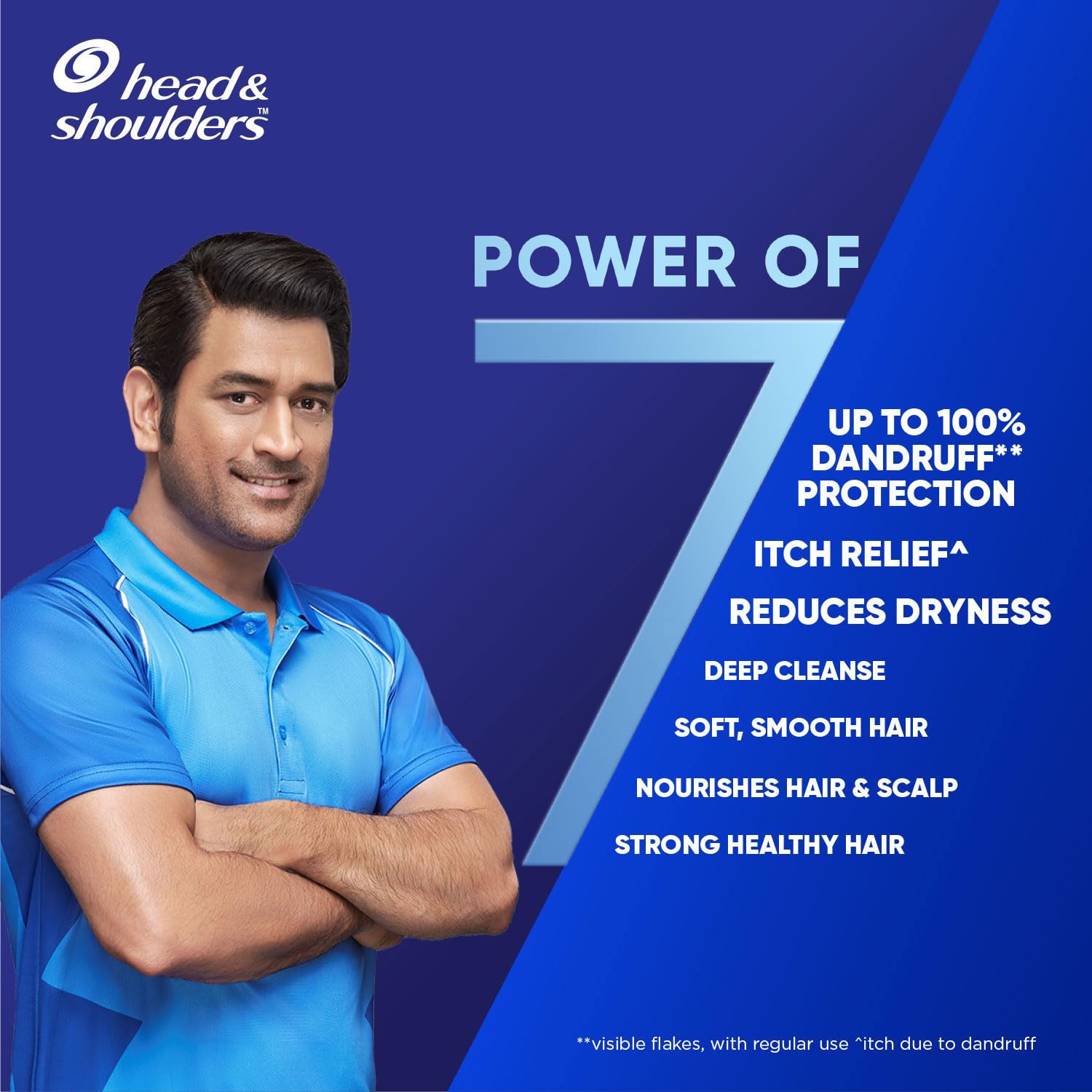 Head & Shoulders 7in1 Anti-dandruff Shampoo | 7 Benefits for Men and Women, 1000ml