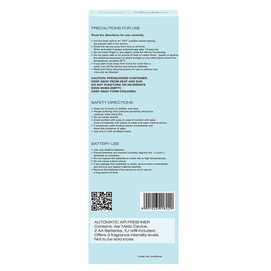 Godrej aer Matic Kit - Automatic Air Freshener spray with Flexi Control | Cool Surf Blue (210ml)