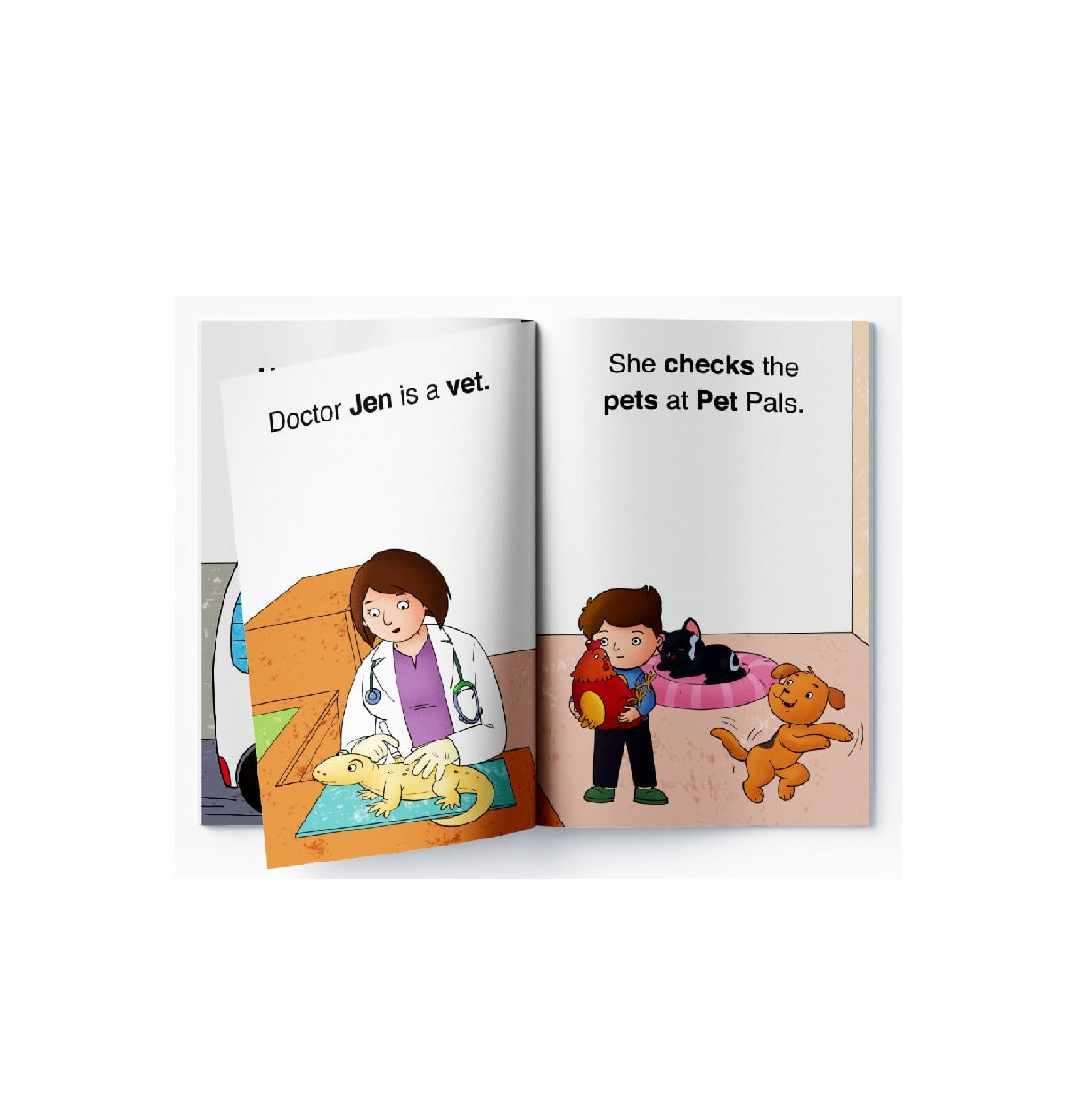 Jen the Vet: A Pet Pals Phonics Readers | Level 1 Paperback