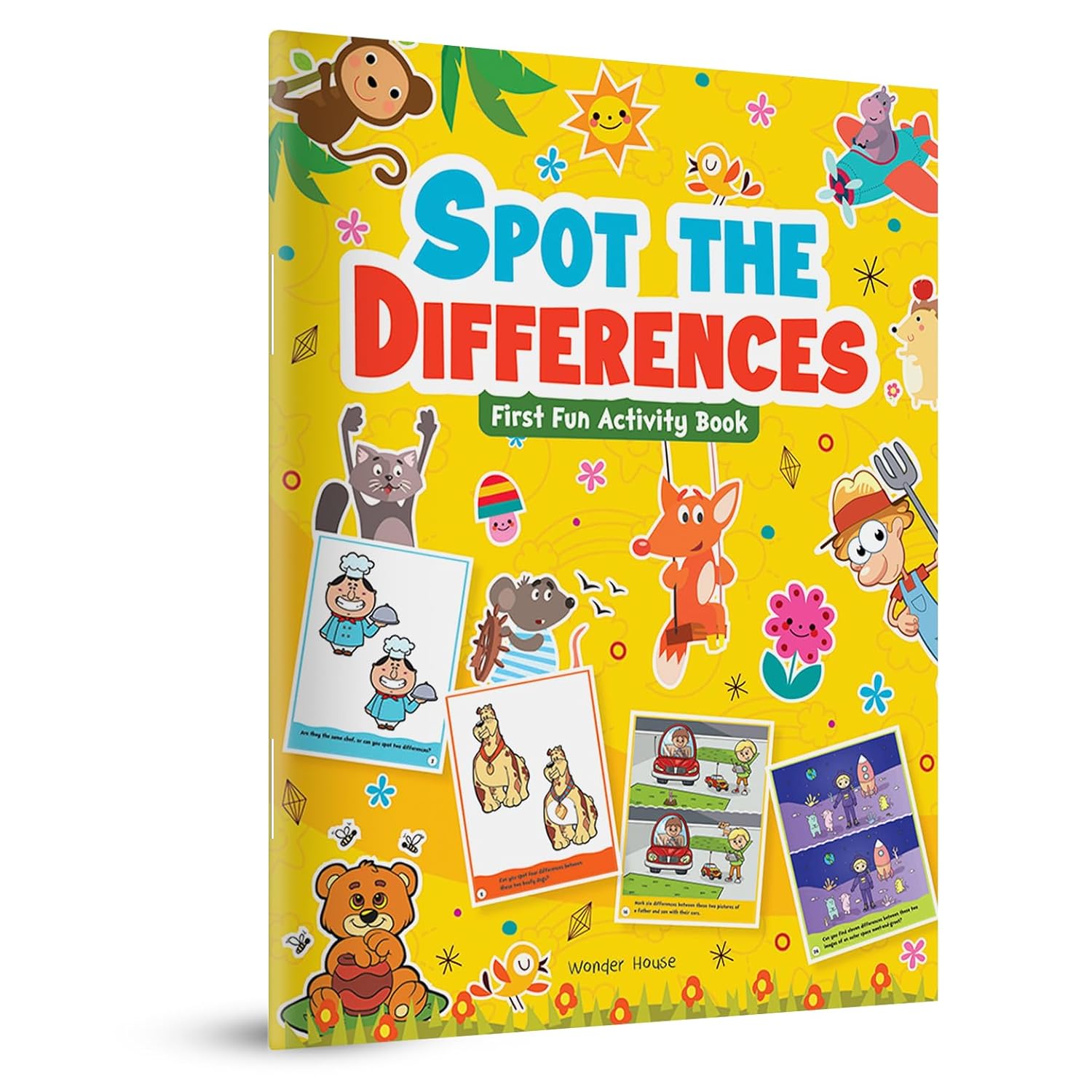 Spot the Difference: First Fun Activity Book for Kids | Boost Focus & Observation Skills | Paperback