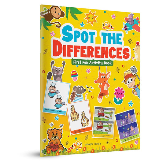 Spot the Difference: First Fun Activity Book for Kids | Boost Focus & Observation Skills | Paperback