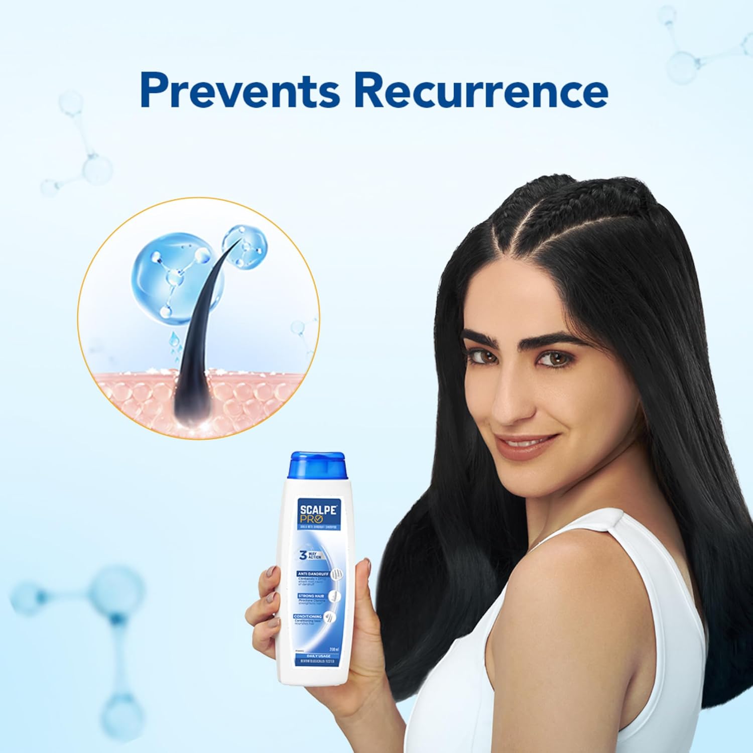 Glenmark  Scalpe Pro Daily Anti-Dandruff Shampoo 200ml