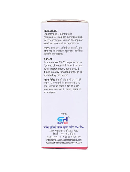 German Homeo Care & Cure Leucorrhoea Drops 509 (30ml)