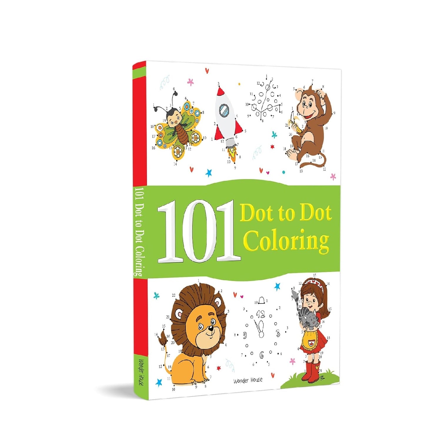 101 Dot To Dot Coloring: Fun Activity Book For Children Hardcover – Coloring Book