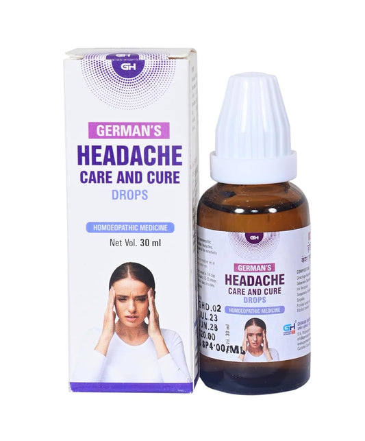 German Homeo Care & Cure Headache Drops (30ml)