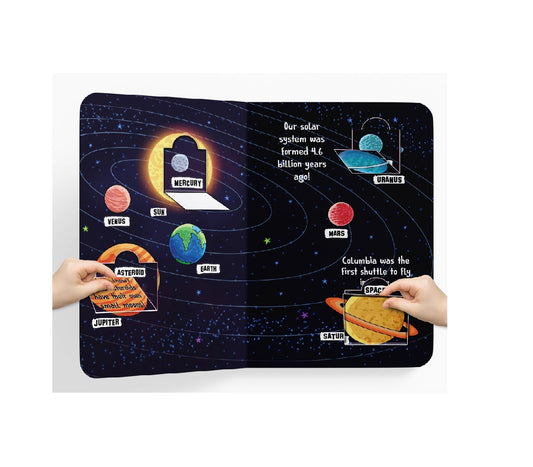 Lift the Flap: Space Board book