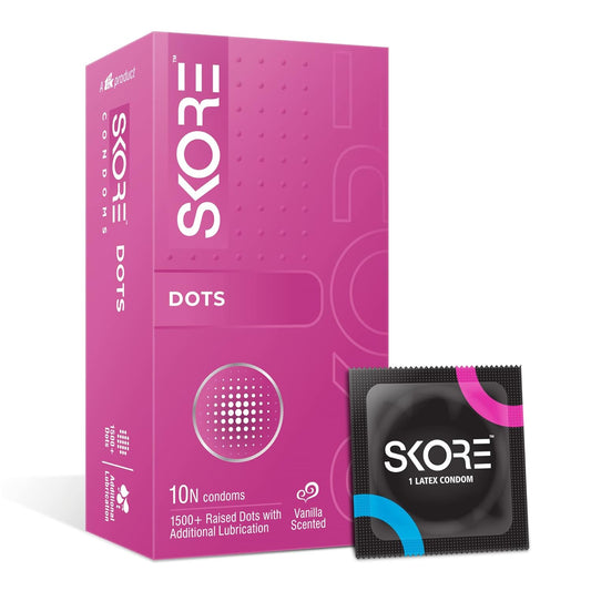 Skore Dots Condoms - 10 Count