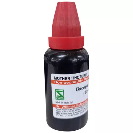 Dr Willmar Schwabe India Bacopa Munnieri(Brahmi) Mother Tincture 1X (Q) (30ml) for anxiety joint pain