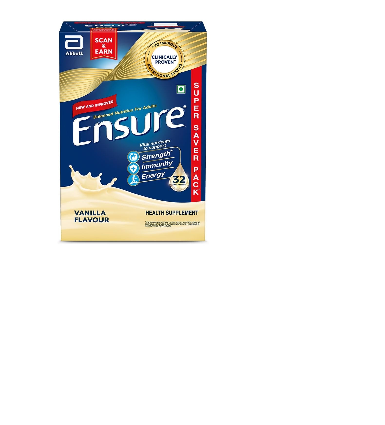 Ensure Vanilla Care Nutrition 950gm Pack of 1