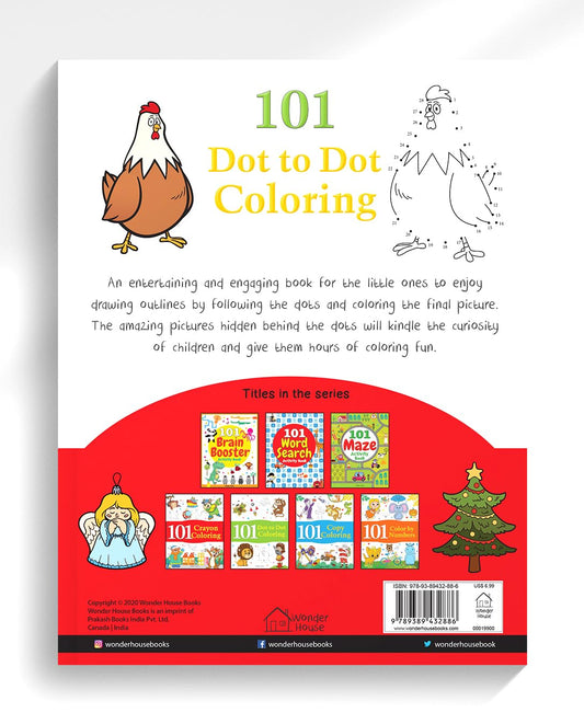 101 Dot To Dot Coloring: Fun Activity Book For Children Hardcover – Coloring Book
