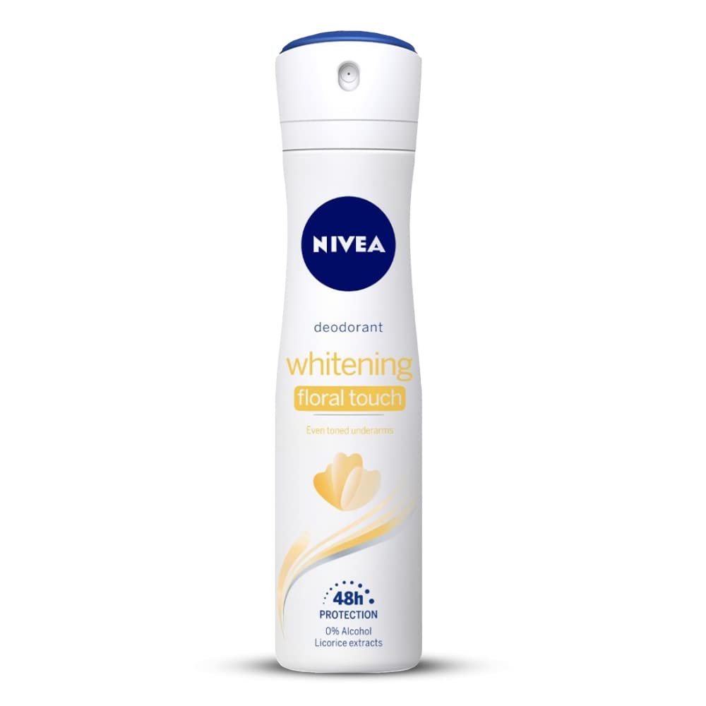 NIVEA Deodorant, Whitening Floral for Women, 150ml