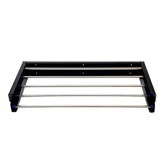 Primelife Wall Mounted Cloth Stand Stainless Steel Home, Indoor and Outdoor Use Wall Mount Cloth Stand - Black (Wall Mount)