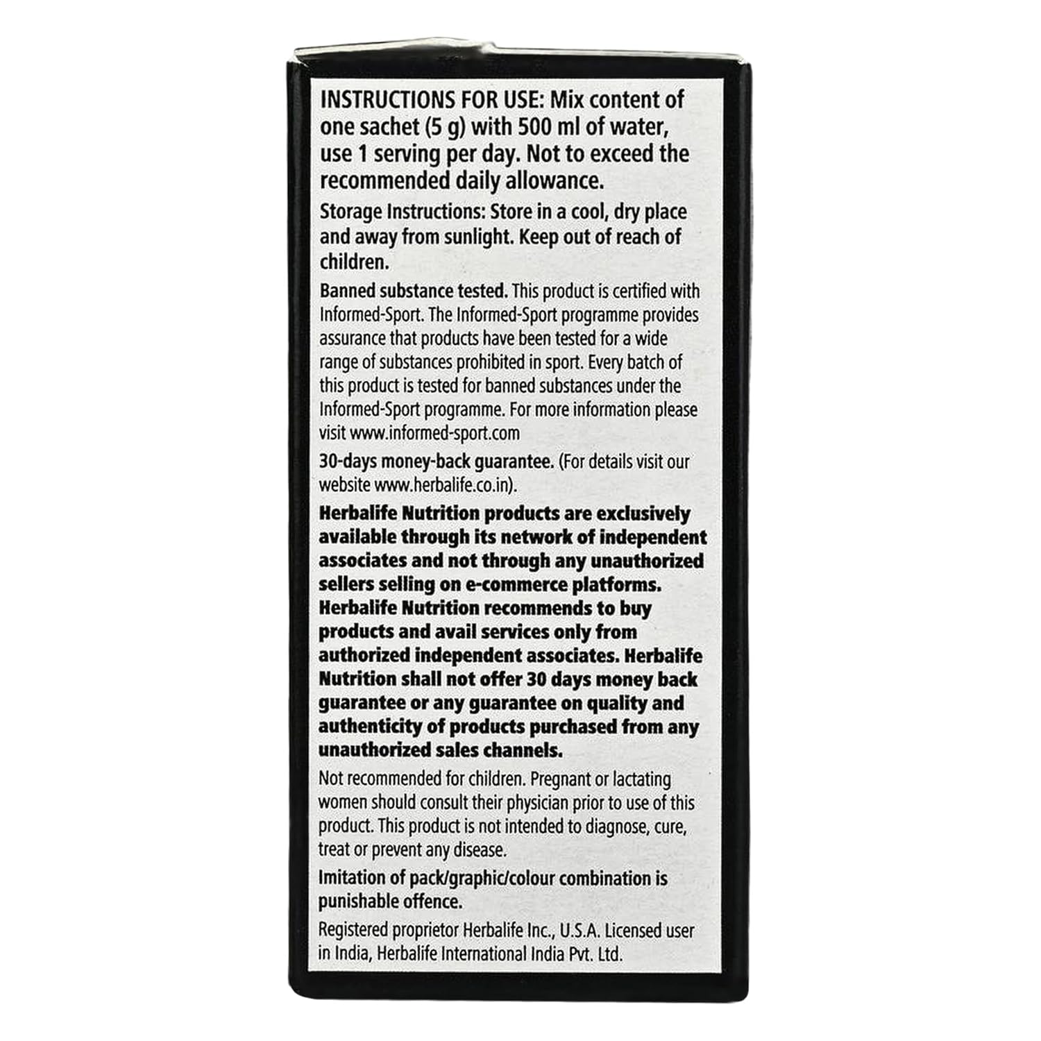 Herbalife H24 Hydrate Orange Flavour - 20 Sachets