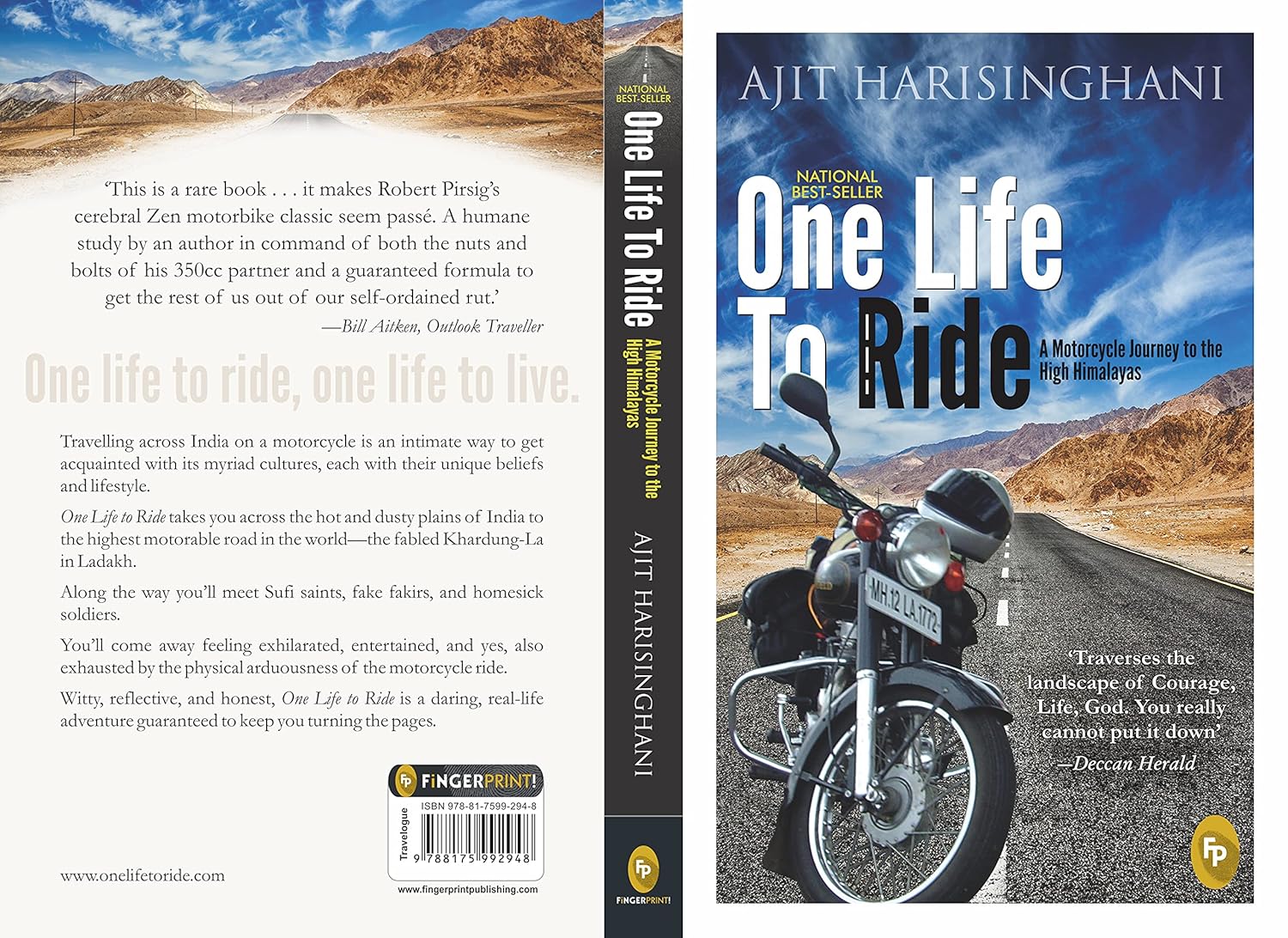 One Life to Ride: A Motorcycle Journey to the High Himalayas Book ( Paperback )