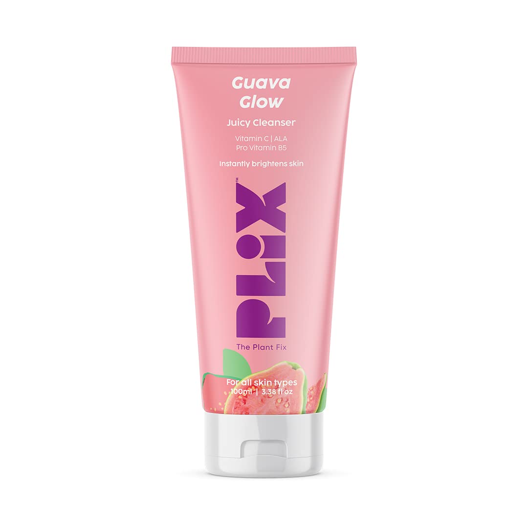 PLIX - THE PLANT FIX Vitamin C Juicy Face Wash (100 ml) Cleanser For Skin Brightening, With Pro Vitamin B5 For Moisturization & Alpha Lipoic Acid For Glowing Skin |